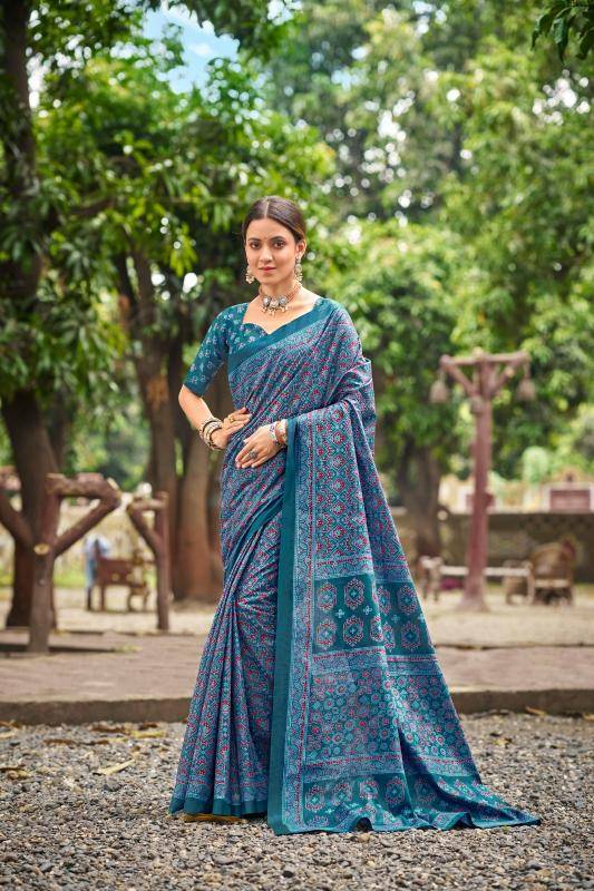 Lakhani ajrakh Wholesale sarees suppliers in India